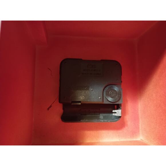 Vintage 13" Classic Table Clock Hinged Door Jewelry Drawers Tower (PARTS ONLY) - Picture 2 of 9